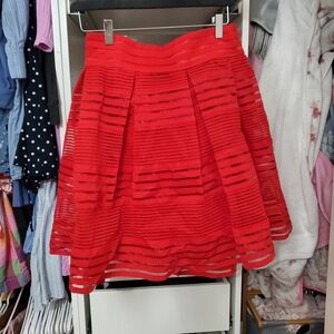 Torrid Vibrant Red A-Line Skirt